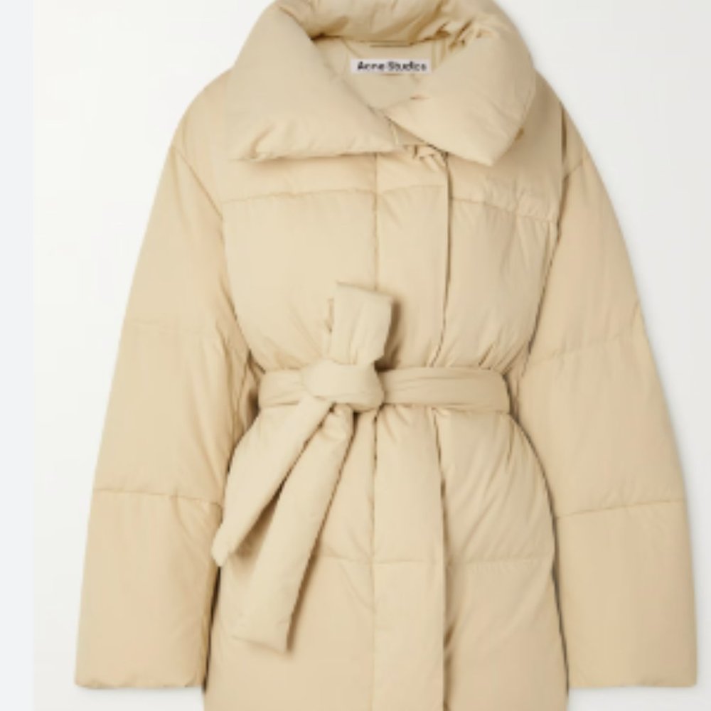 Acne Studio Puffer Jacket Belted